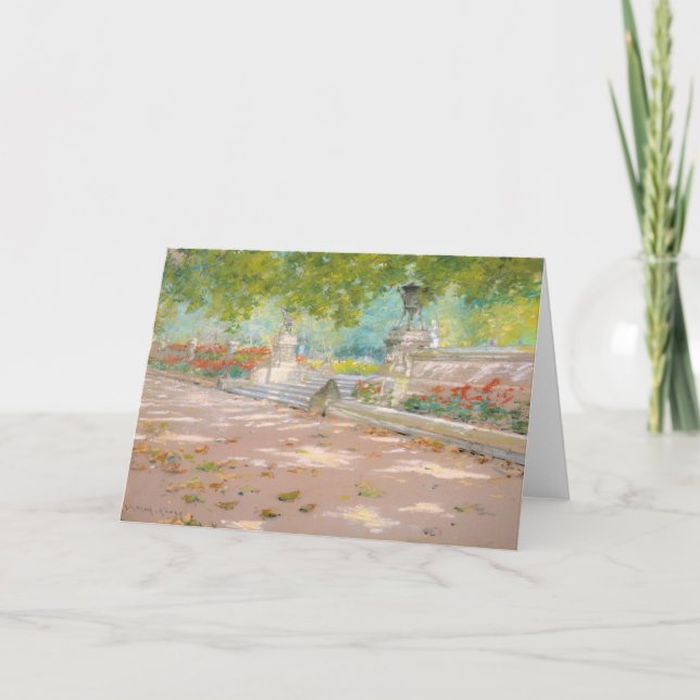 Terrasse, Prospektivpark | William Merritt Chase Karte (Vorderseite)