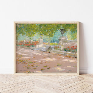 Terrasse, Prospektivpark   William Merritt Chase Poster