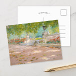 Terrasse, Prospektivpark | William Merritt Chase Postkarte<br><div class="desc">Terrasse, Park mit Aussicht (ca. 1887) | William Merritt Chase's Terrace, Prospect Park (ca. 1887) vereint einen ruhigen Augenblick in Brooklyns ikonischem Park. Das Bild zeigt eine sonnige Terrasse mit eleganten Steinbalustraden, gedecktem Licht, das durch die umliegenden Bäume gefiltert wird. Mit einer reichen beeindruckenden Palette vermittelt Chase meisterlich den Charme...</div>