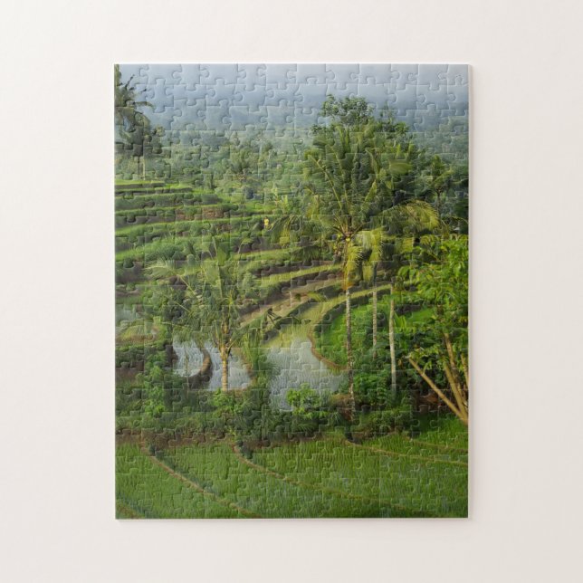 Terrasse Ricefield in Bali Puzzle (Vertikal)
