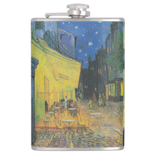 Terrasse VANS GOGH- Cafe nachts 1888 Flachmann