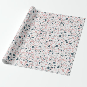 Terrazzo abstrakte, niedliche Druckgestaltung Geschenkpapier