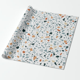 Terrazzo-Boden Marmor nahtlos handgefertigtes Must Geschenkpapier