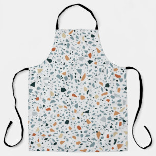Terrazzo-Boden Marmor nahtlos handgefertigtes Must Schürze