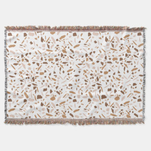 Terrazzo Brown und Beige und Weiß Decke