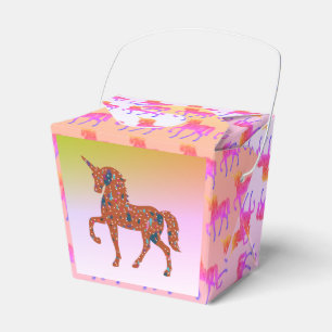 Terrazzo-Einhorn Geschenkschachtel