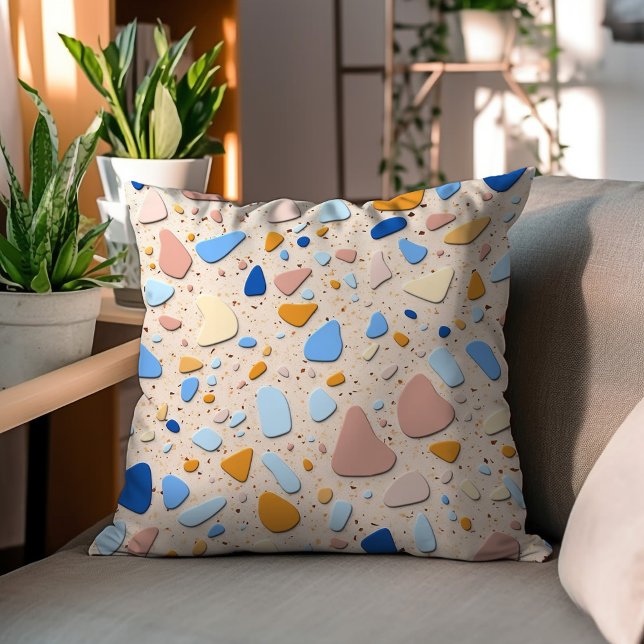 Terrazzo Elegante: Stilvolles Accent Pillow Kissen (Von Creator hochgeladen)