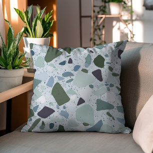 Terrazzo Elegante: Stilvolles Accent Pillow Kissen