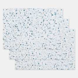 Terrazzo Estival Jazz Aquamarines Geschenkpapier Set