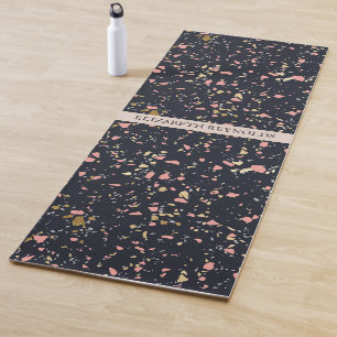 Terrazzo-Fliesenmuster Personalisierte Yoga-Matte Yogamatte