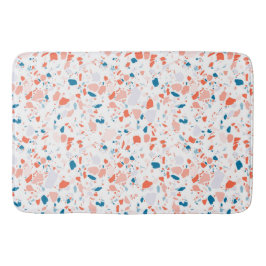 Terrazzo gemustert bathmat pink und blau badematte