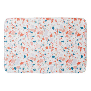 Terrazzo gemustert bathmat pink und blau badematte