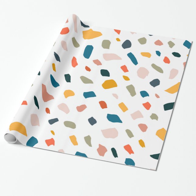 Terrazzo Geschenkpapier (Ungerollt)