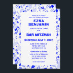 Terrazzo Handgezeichnetes Bar Bat Mitzvah Einladung<br><div class="desc">Perfekte Karte, um eine Fledermausmitzvah, Bar mitzvah oder andere jüdische Feier anzukündigen! Handgefertigt in Bleistiftterrazzo Muster für Sie auf der Vorder- und Rückseite! Vollständig anpassbar! Klicken Sie auf "Personalisieren" oben, um den Text zu bearbeiten. Klicken Sie auf "Bearbeiten mit dem Design-Tool", um die Schriftart, Farben und Platzierungen anzupassen und das...</div>