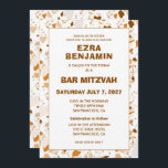 Terrazzo Handgezeichnetes Bar Bat Mitzvah Einladung<br><div class="desc">Perfekte Karte, um eine Fledermausmitzvah, Bar mitzvah oder andere jüdische Feier anzukündigen! Handgefertigt in Bleistiftterrazzo Muster für Sie auf der Vorder- und Rückseite! Vollständig anpassbar! Klicken Sie auf "Personalisieren" oben, um den Text zu bearbeiten. Klicken Sie auf "Bearbeiten mit dem Design-Tool", um die Schriftart, Farben und Platzierungen anzupassen und das...</div>