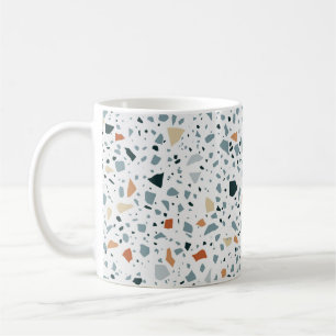 Terrazzo Marmor nahtlos handgefertigtes Muster Kaffeetasse