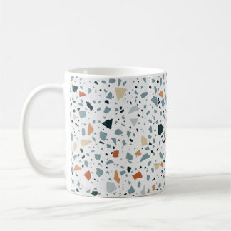 Terrazzo Marmor nahtlos handgefertigtes Muster Kaffeetasse