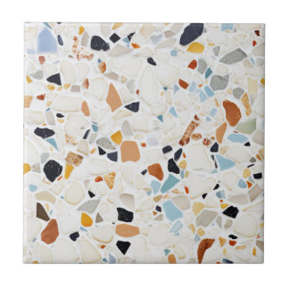 Terrazzo-Marmor-Pastell-Musterfliese Fliese