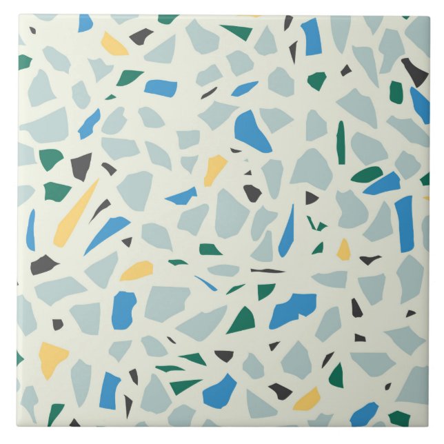 Terrazzo-Muster 2 Fliese (Vorderseite)