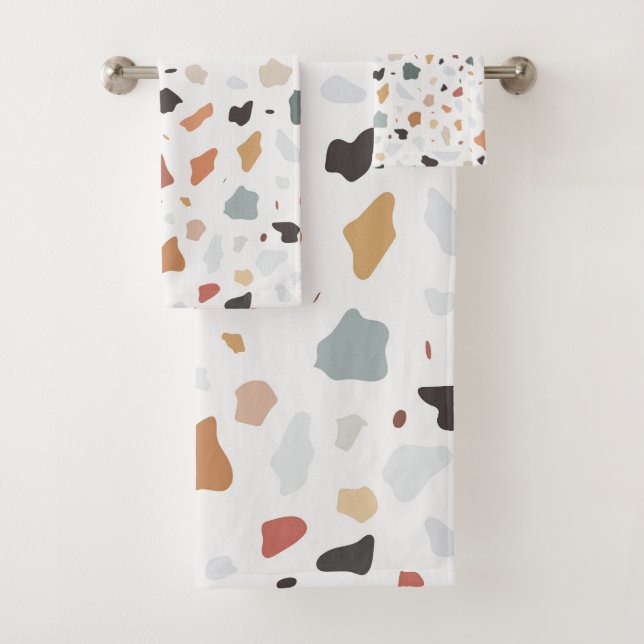 Terrazzo Muster Badhandtuch Set (Insitu)