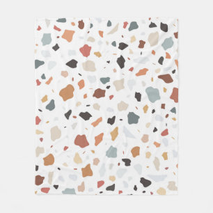 Terrazzo Muster Fleecedecke