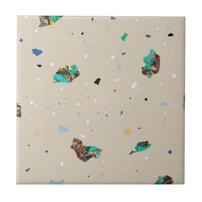 Terrazzo-Muster Fliese (Vorderseite)