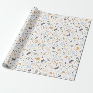 Terrazzo Muster Geschenkpapier