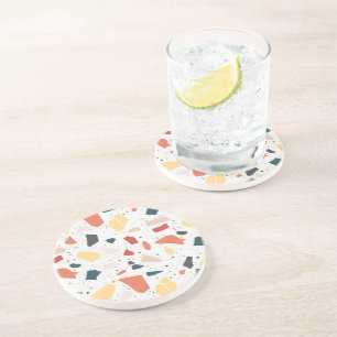 Terrazzo Muster Getränkeuntersetzer