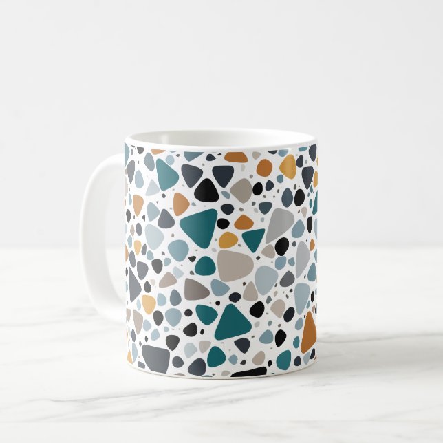 Terrazzo Muster Kaffeetasse (Vorderseite Links)