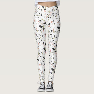 Terrazzo-Muster Leggings