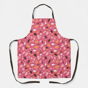 Terrazzo Muster Pink Schürze