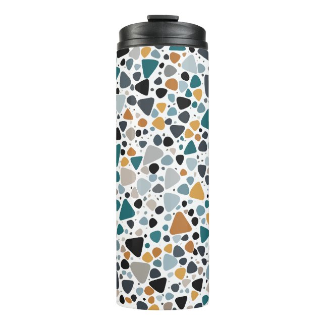 Terrazzo Muster Thermosbecher (Vorderseite)