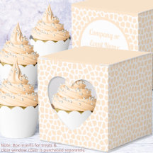 Terrazzo - Orange Pfirsich Herz Gefallen Box