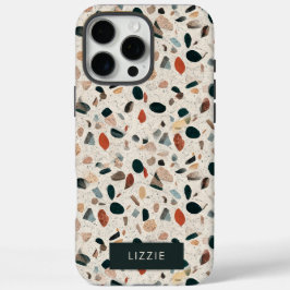 Terrazzo Personalisiert iPhone 16 Pro Max Hülle