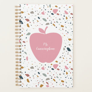 Terrazzo Pink Apple Teacher Planer