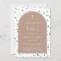 Terrazzo Pink Green Modern Arch Minimalistische Ta