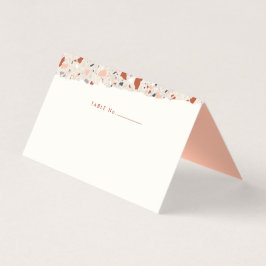 Terrazzo Slab Blank Platzkarte Visitenkarten