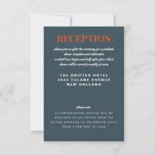 Terrazzo Slab Wedding Reception Enclosure Card RSVP Karte