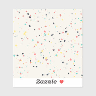 Terrazzo-Sprenkelschema nahtlos Aufkleber
