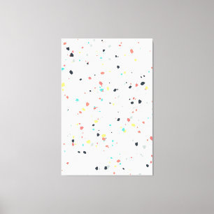 Terrazzo-Sprenkelschema nahtlos Leinwanddruck