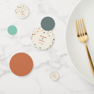 Terrazzo Tile Modern Style Earth Tones Konfetti