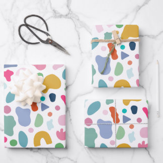 Terrazzo Wrapping Paper Geschenkpapier Set