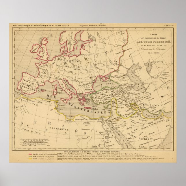 Terre aux trois fils de Noe Poster (Vorne)