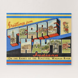 Terre Haute Indiana 16x20 Puzzle