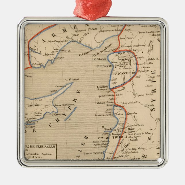 Terre Sainte depuis la deuxieme croiseme Silbernes Ornament (Vorne)