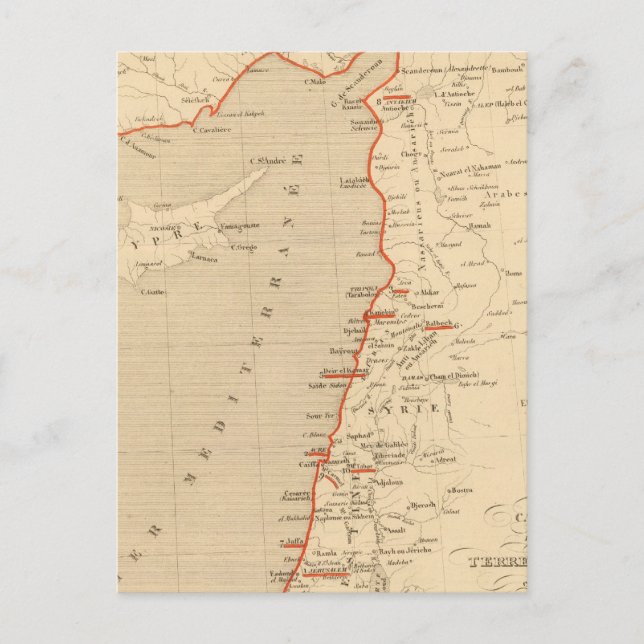 Terre Sainte en 1839 Postkarte (Vorderseite)