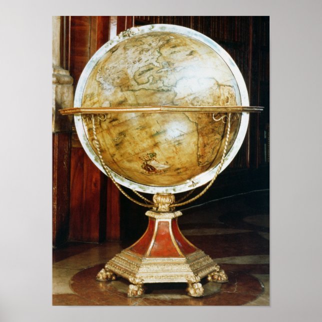Terrestriale globe, 1688 poster (Vorne)