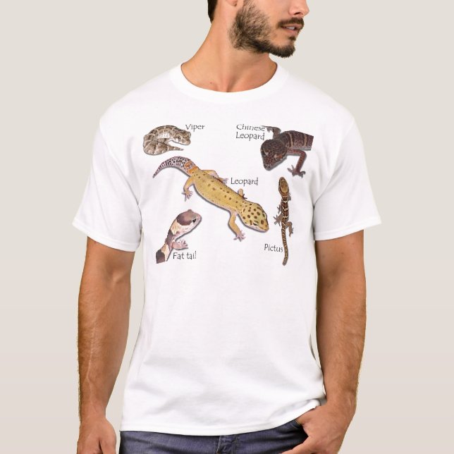terrestrische Geckos T-Shirt (Vorderseite)