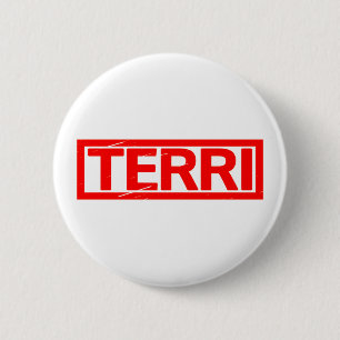 Terri Briefmarke Button
