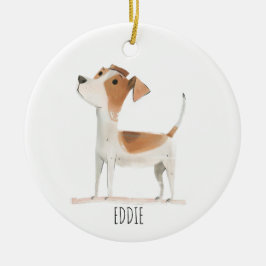 Terrier Dog Keramik Ornament